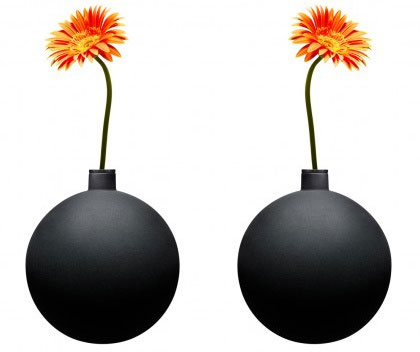 Bomb Vase o Florero Bomba