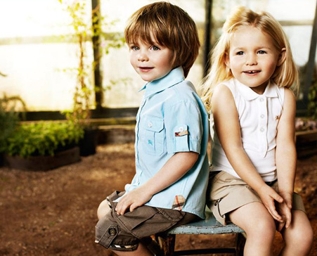 Burberry primavera verano 2009 colección niños