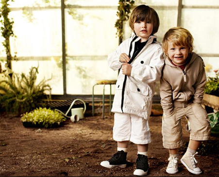 Burberry primavera verano 2009 colección niños