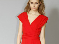  Vestido largo rojo – Marca Carolina Herrera Pre-fall 2012 