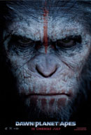 Afiche de la película El Amanecer Del Planeta De Los Simios (Dawn Of The Planet Of The Apes - 2014)