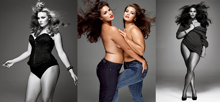 V Magazine mujeres con curvas