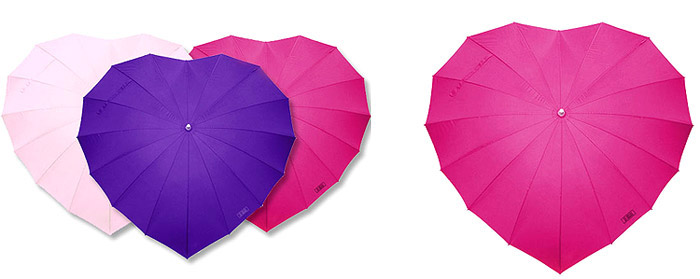 Paraguas Heart Umbrella en forma de corazón