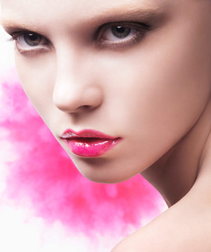 Maquillaje rosado