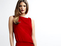  Vestido largo rojo – Marca Pedro del Hierro