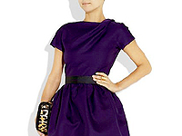 Vestido corto morado – Marca Victoria Beckham