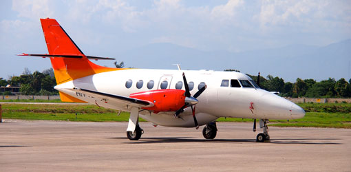 Jetstream 32 para vuelos privados (VIP) desde el aeropuerto El Catey Samaná